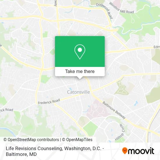 Life Revisions Counseling map