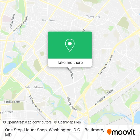 One Stop Liquor Shop map