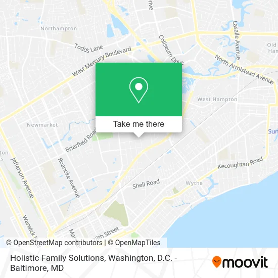 Holistic Family Solutions map
