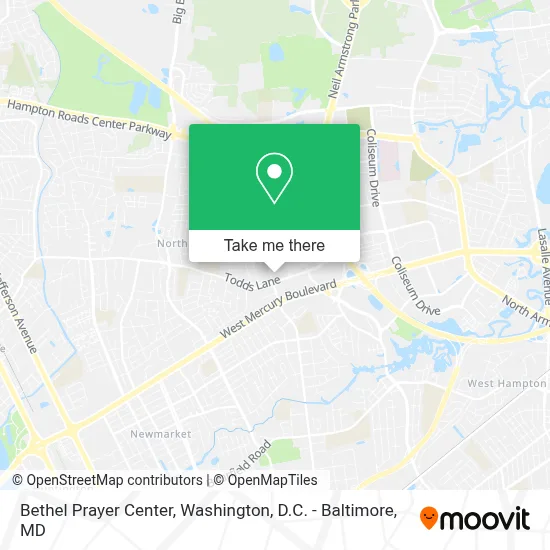 Bethel Prayer Center map