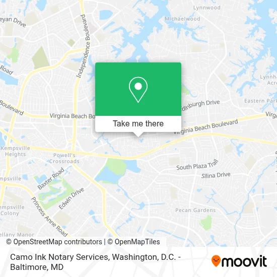 Camo Ink Notary Services map