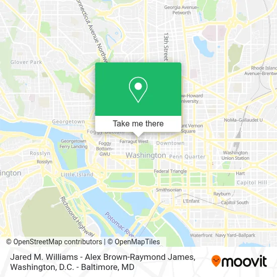 Jared M. Williams - Alex Brown-Raymond James map