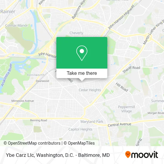 Ybe Carz Llc map