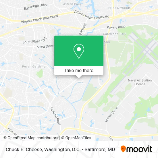 Chuck E. Cheese map