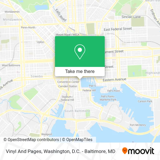 Vinyl And Pages map