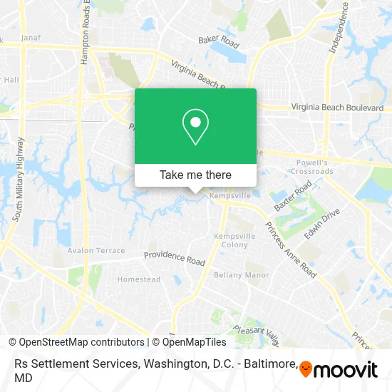 Rs Settlement Services map