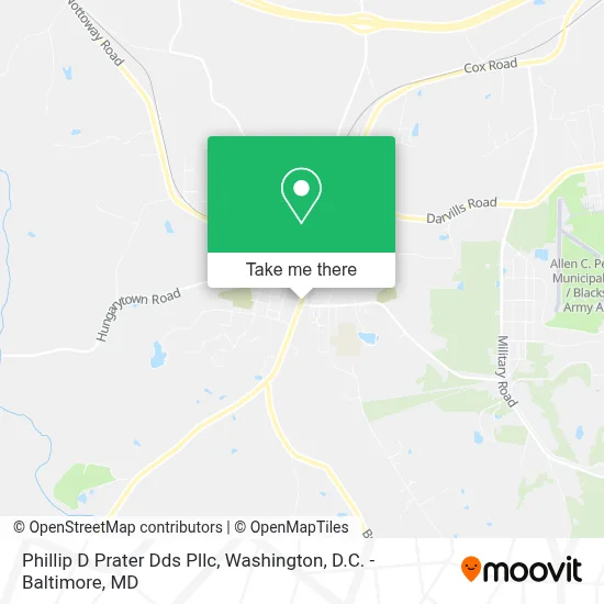 Phillip D Prater Dds Pllc map