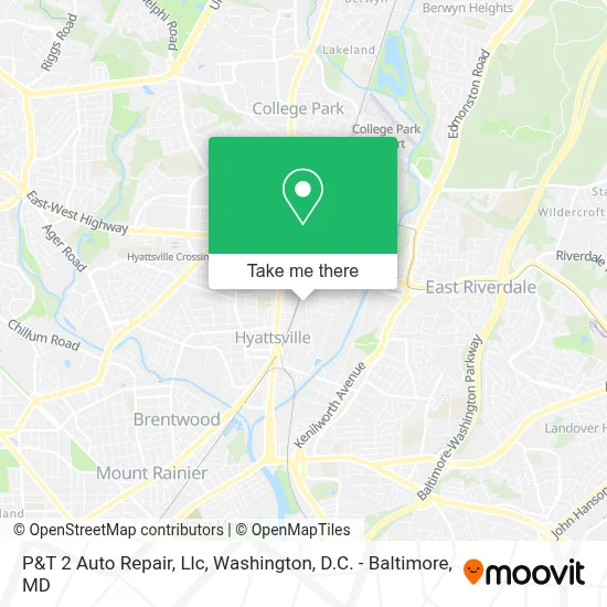 P&T 2 Auto Repair, Llc map