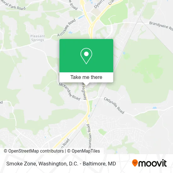 Smoke Zone map