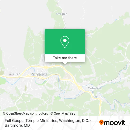Full Gospel Temple Ministries map