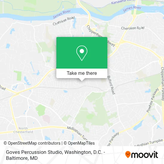 Goves Percussion Studio map