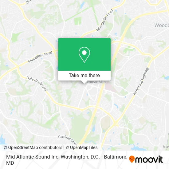 Mid Atlantic Sound Inc map