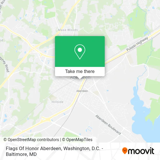 Flags Of Honor Aberdeen map
