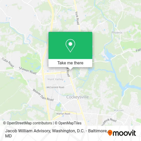 Jacob William Advisory map