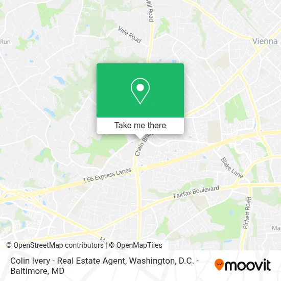 Colin Ivery - Real Estate Agent map
