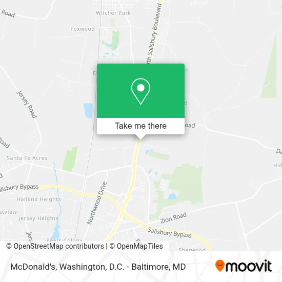 Mcdonald's map