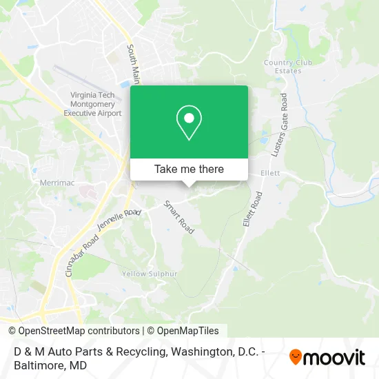D & M Auto Parts & Recycling map