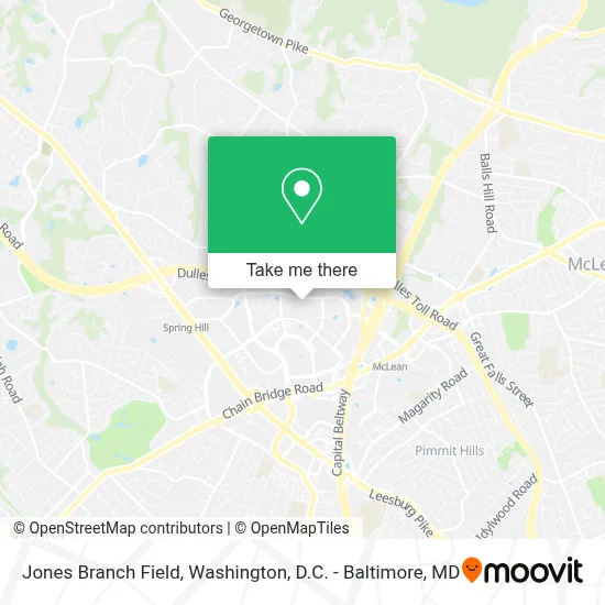 Jones Branch Field map