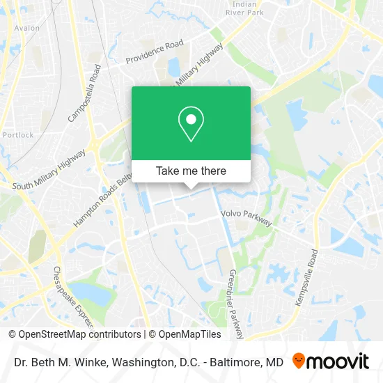 Dr. Beth M. Winke map