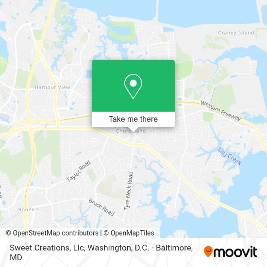 Sweet Creations, Llc map