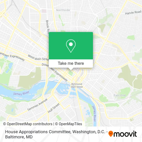 House Appropriations Committee map
