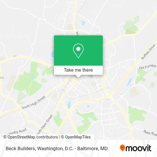 Beck Builders map