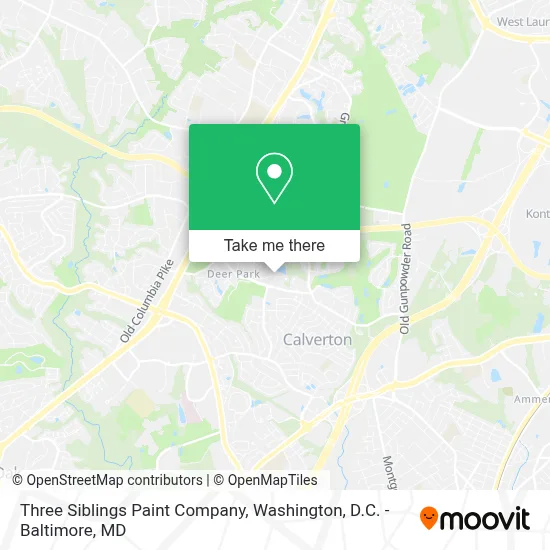 Three Siblings Paint Company map