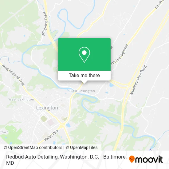 Redbud Auto Detailing map