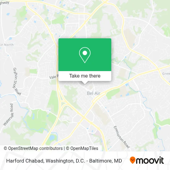 Harford Chabad map