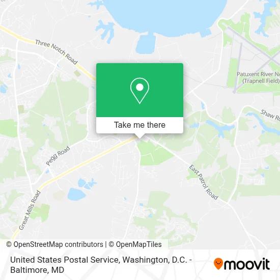 United States Postal Service map