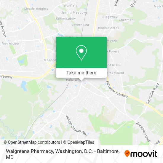 Walgreens Pharmacy map