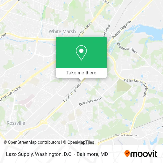 Lazo Supply map