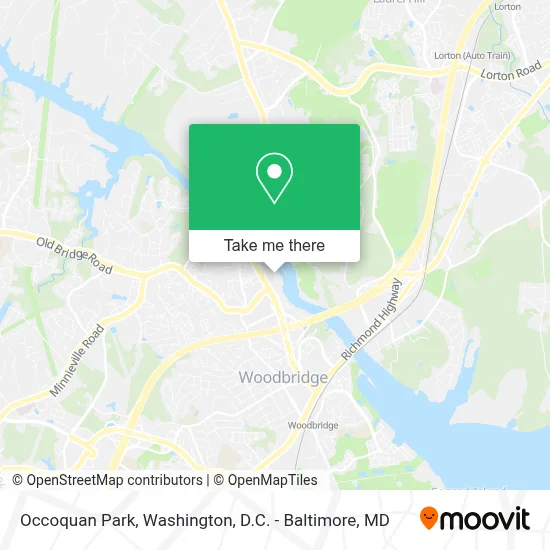 Occoquan Park map
