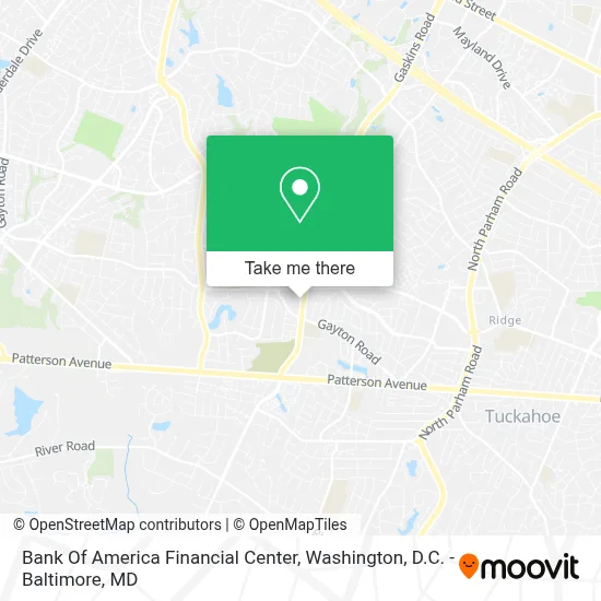 Bank Of America Financial Center map