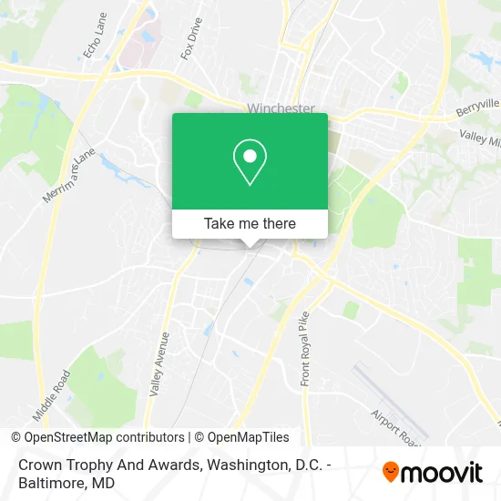 Crown Trophy And Awards map