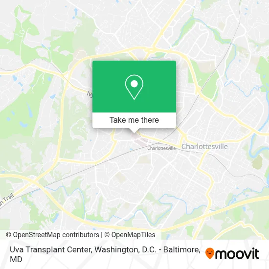 Uva Transplant Center map