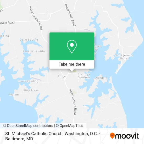 St. Michael's Catholic Church map