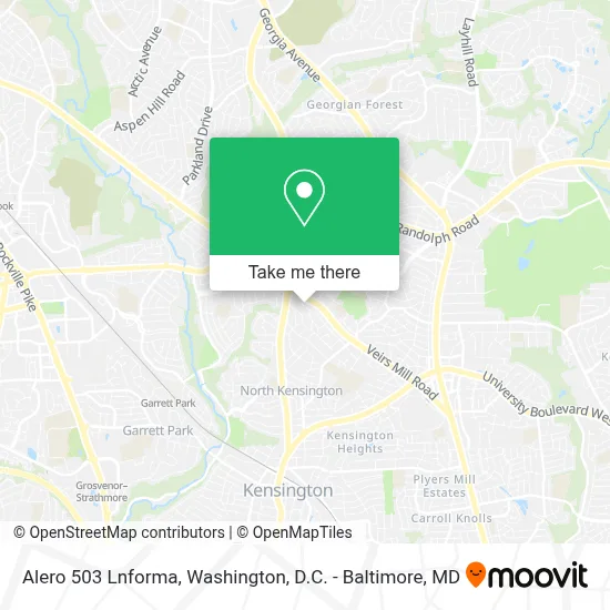 Alero 503 Lnforma map