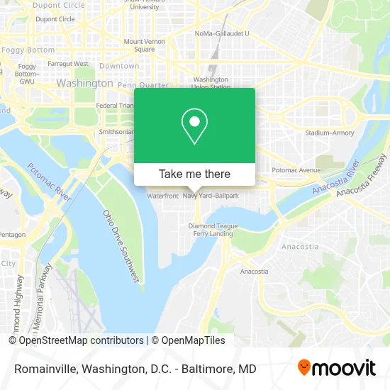 Romainville map