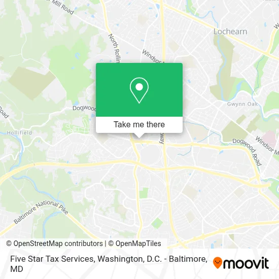 Five Star Tax Services map