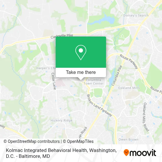 Kolmac Integrated Behavioral Health map
