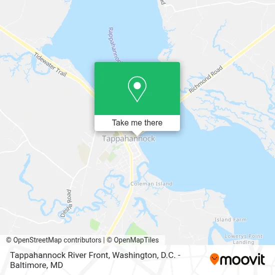 Tappahannock River Front map
