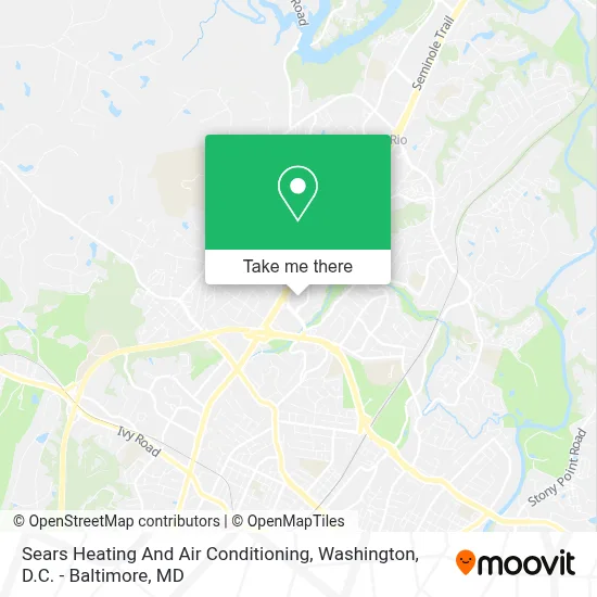 Sears Heating And Air Conditioning map