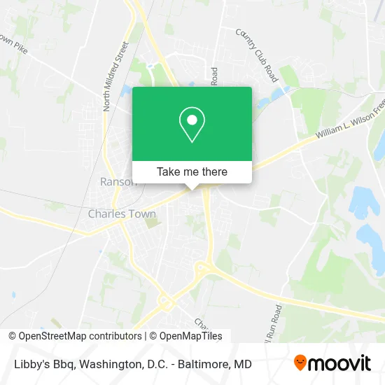 Libby's Bbq map