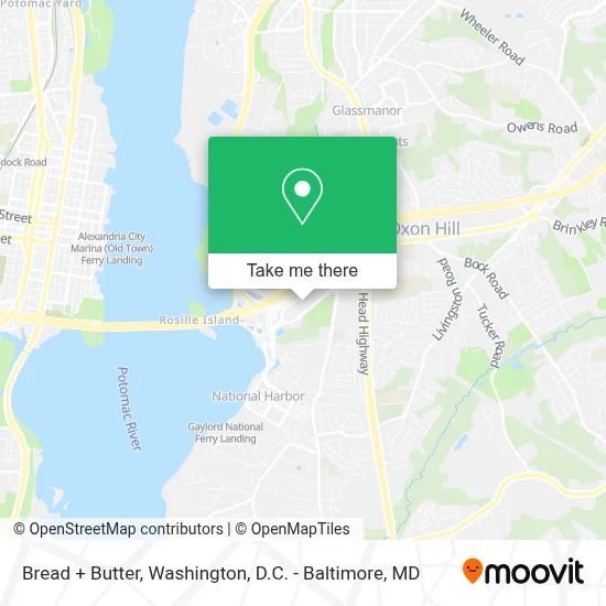 Bread + Butter map