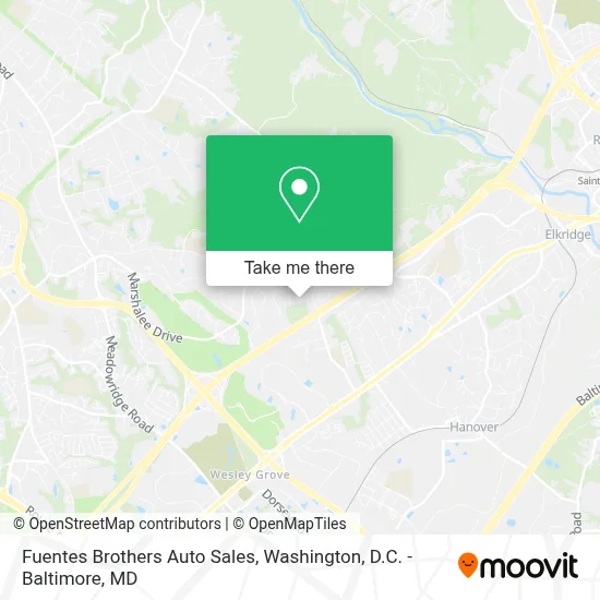 Fuentes Brothers Auto Sales map