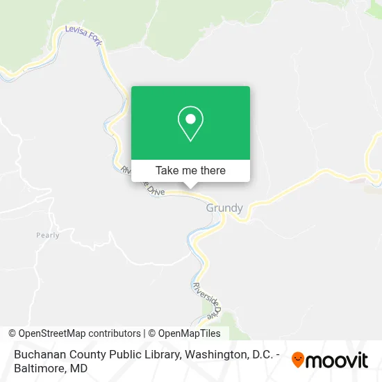 Buchanan County Public Library map