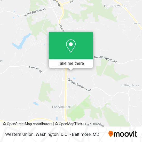 Western Union map