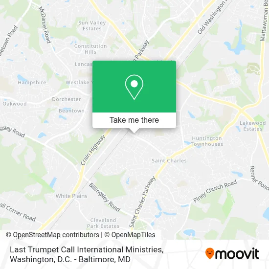 Last Trumpet Call International Ministries map