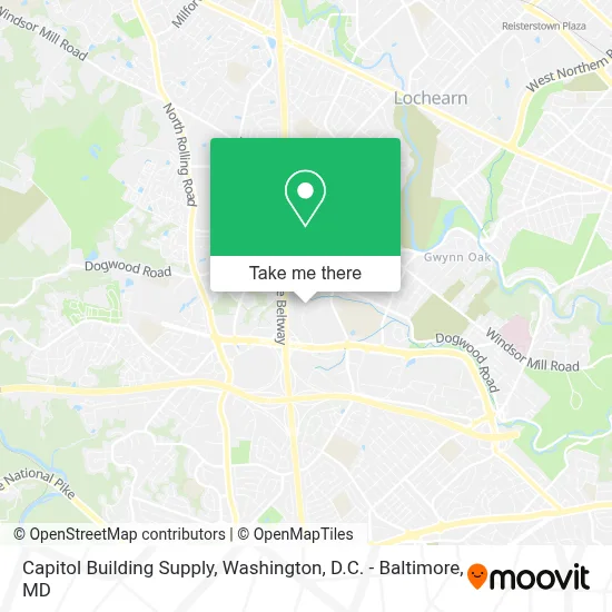 Capitol Building Supply map